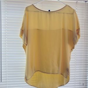 The Limited yellow blouse